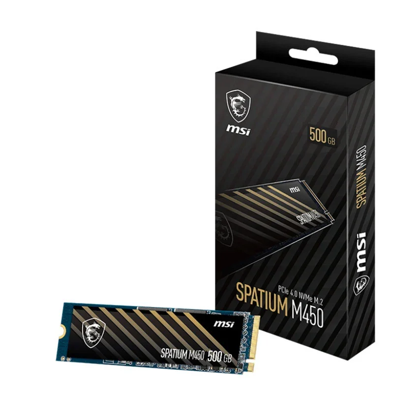 SSD MSI 500GB SPATIUM M450 3500M/s GEN4X4 NVME M.2 PCIe