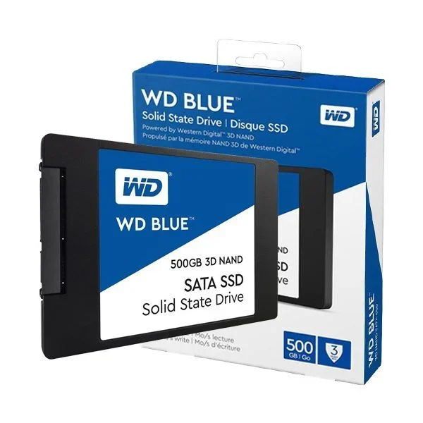 SSD Western Blue 500GB SATA 3 Up to 560MB/s (WDS500G3B0A)