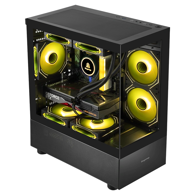 Case Segotep Endura 240s M-ATX đen - không fan