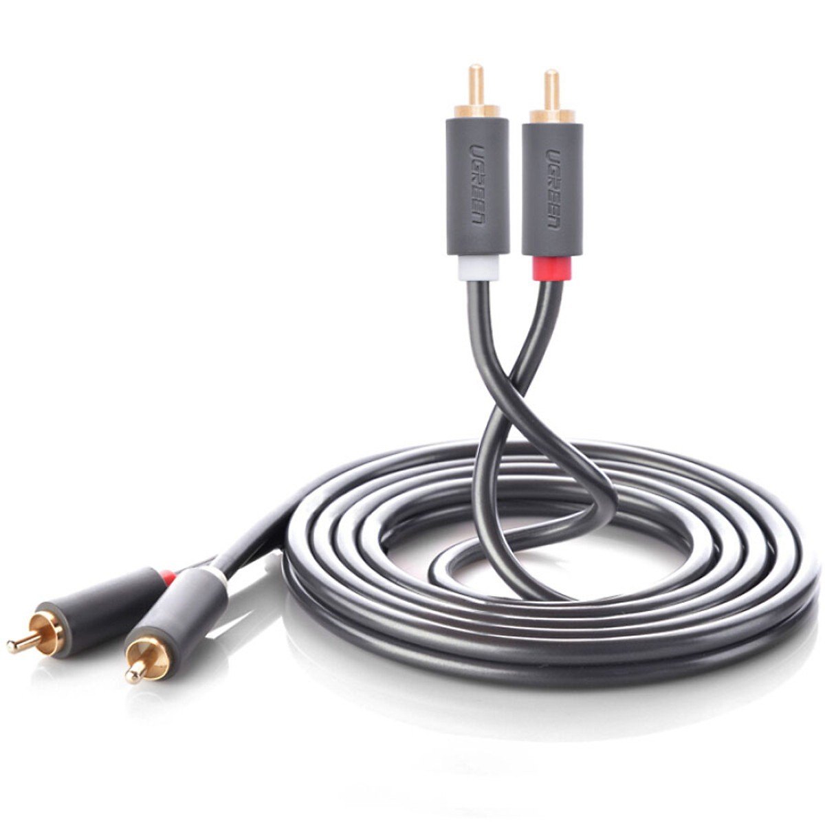 Cáp Audio AV hoa sen 2 đầu RCA dài 1M Ugreen 30747