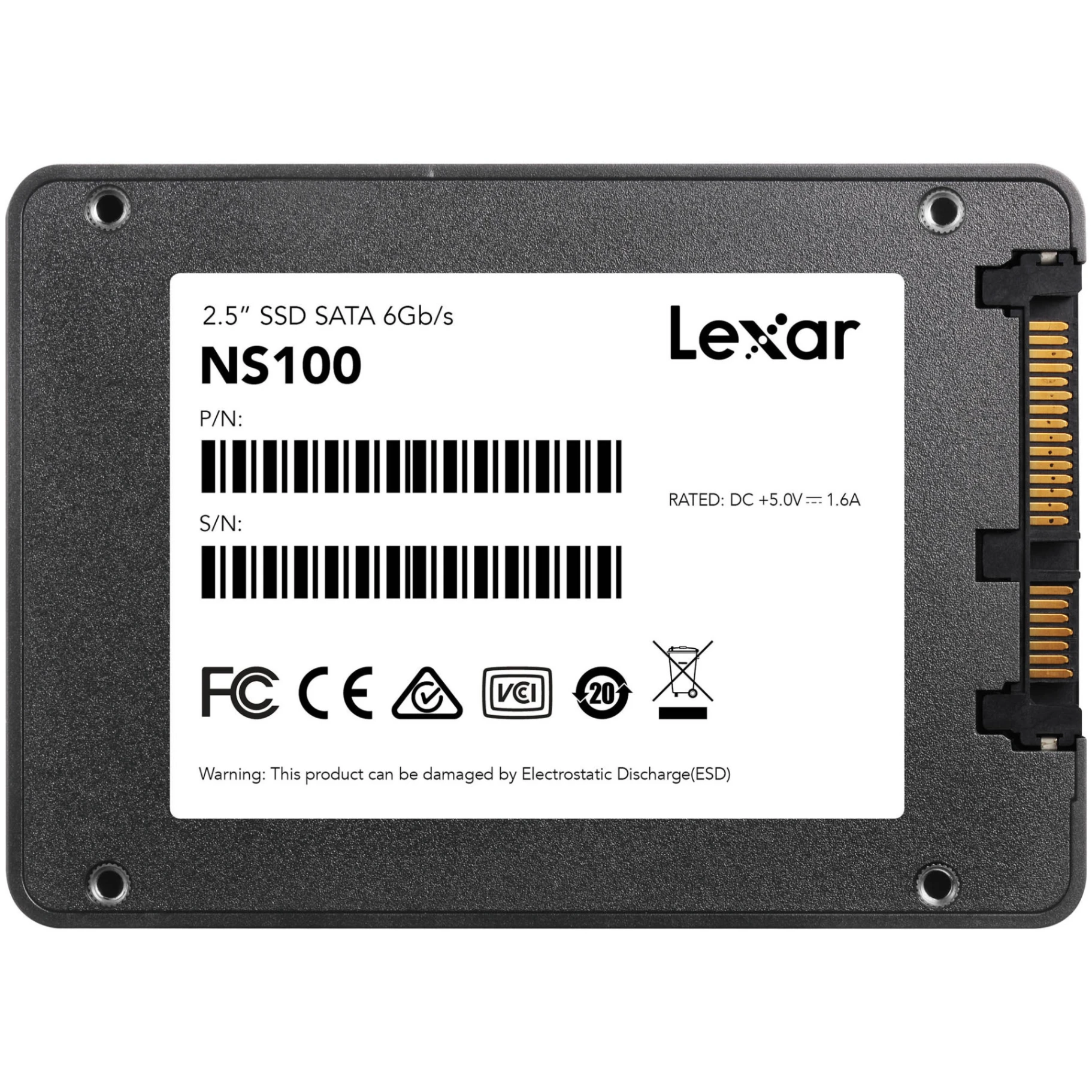 SSD Lexar 1TB NS100 SATA III 2.5Inch LNS100-1TRB