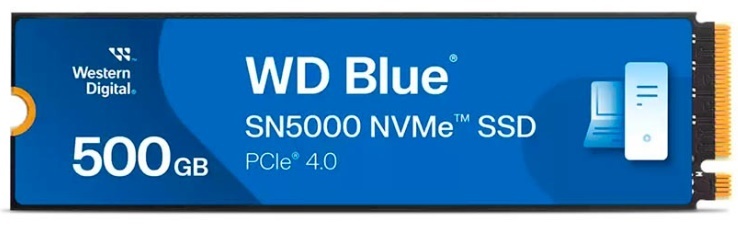 SSD WD BLUE SN5000 500GB M.2 2280 NVMe GEN4X4