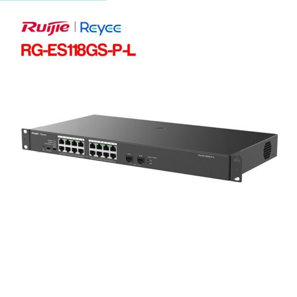 Switch POE 16 cổng Ruijie RG-ES118GS-P-L