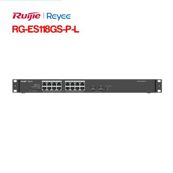 Switch POE 16 cổng Ruijie RG-ES118GS-P-L