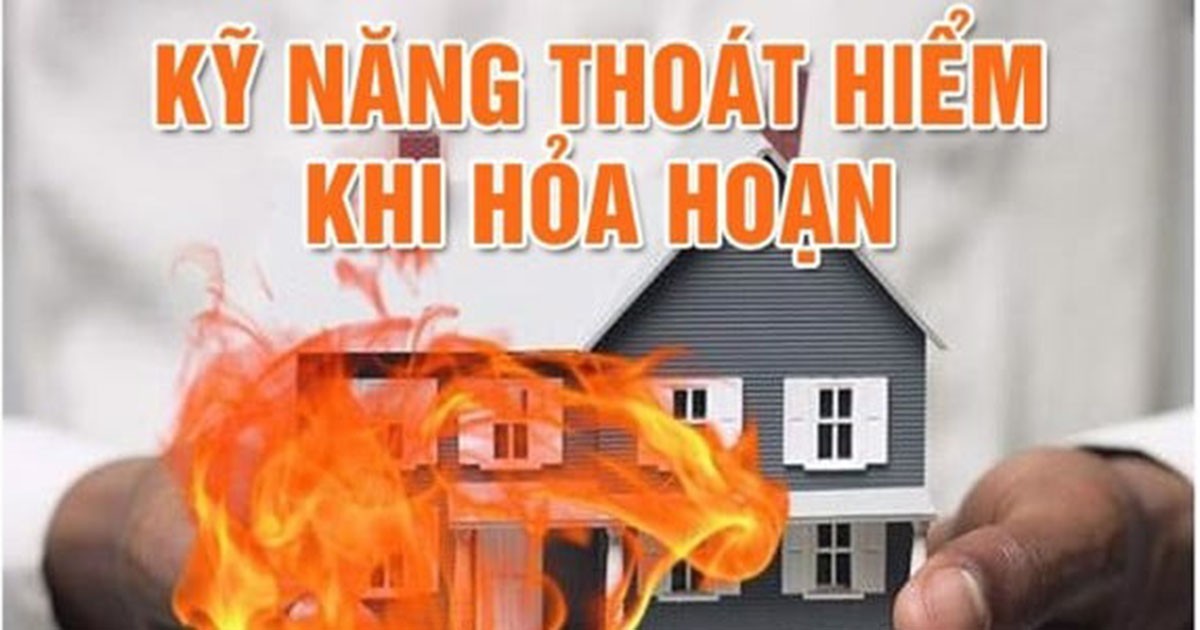 NHỮNG KỸ NĂNG THOÁT HIỂM KHI CÓ CHÁY VÀ CÁCH XỬ LÝ