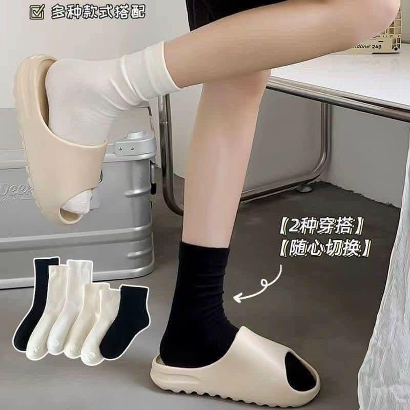 SÉT 10 ĐÔI TẤT LEN XUẤT HÀN CAO CỔ M0512