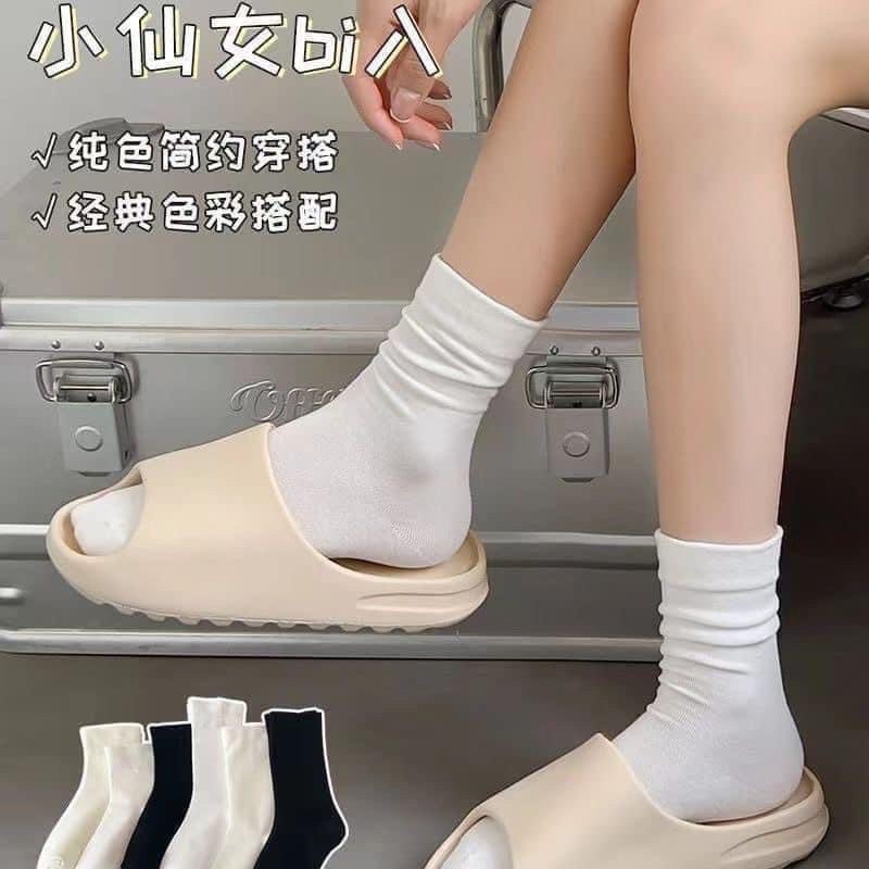SÉT 10 ĐÔI TẤT LEN XUẤT HÀN CAO CỔ M0512