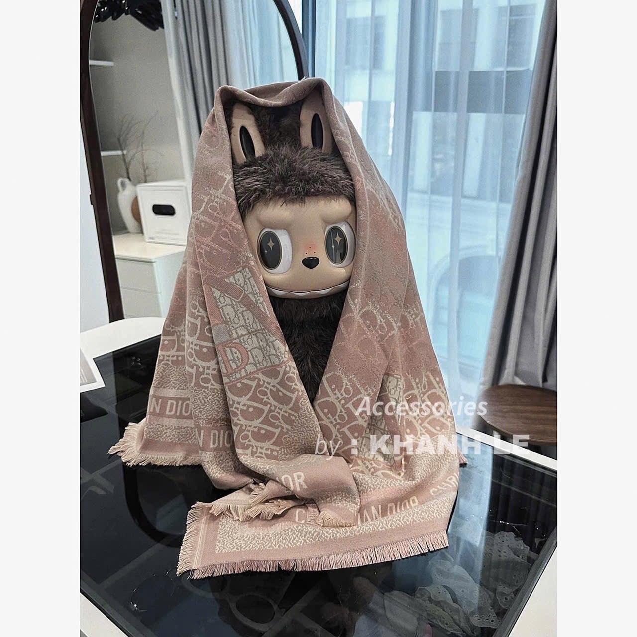 KHĂN DẠ LEN DIO HỒNG QCCC NEW