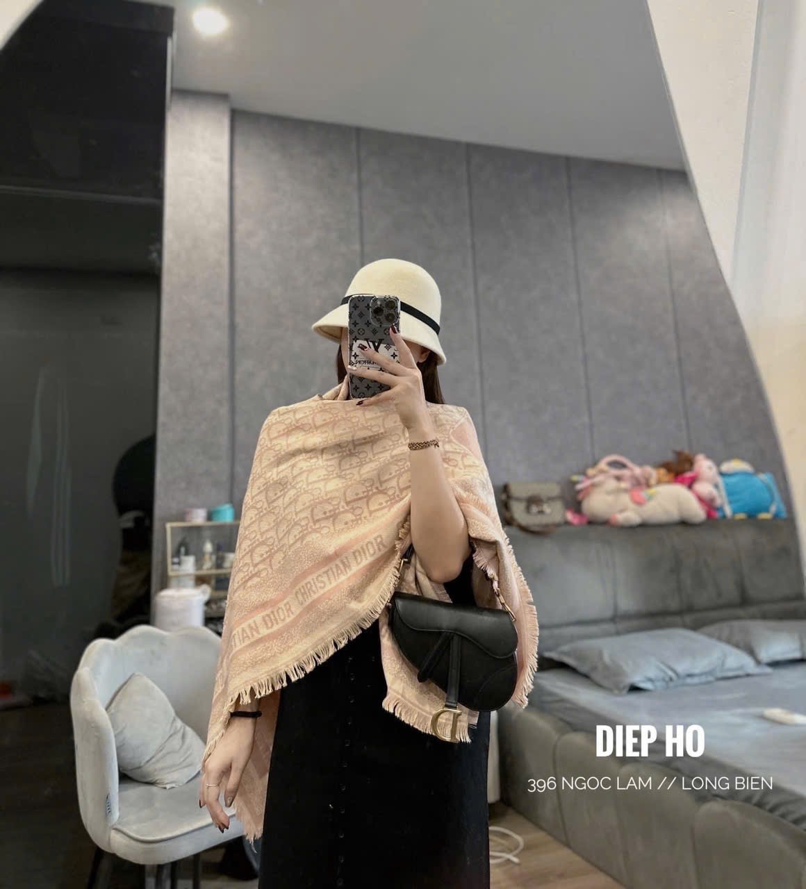 KHĂN DẠ LEN DIO HỒNG QCCC NEW