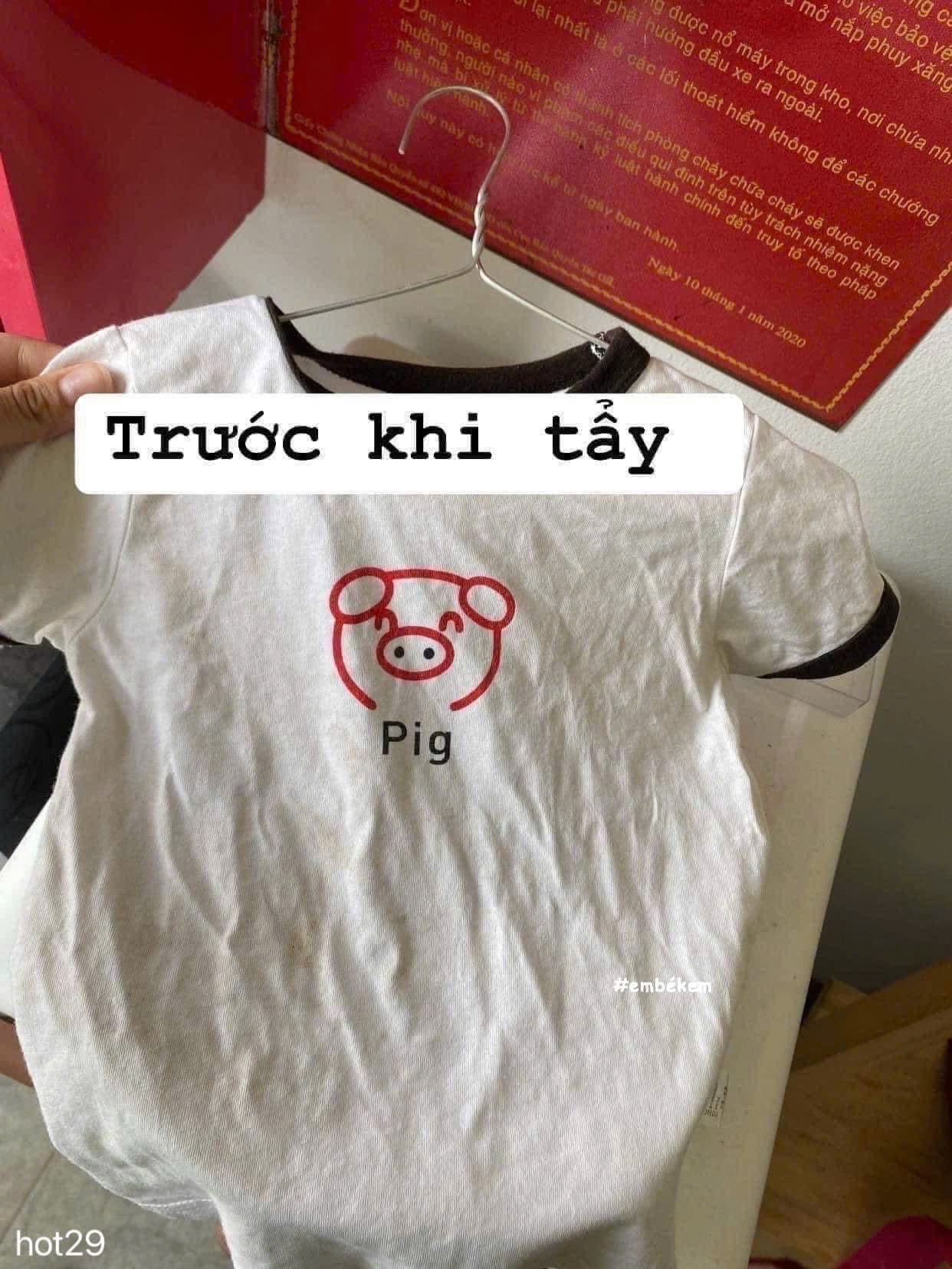 THUỐC TẨY QUẦN ÁO CŨ MỐC