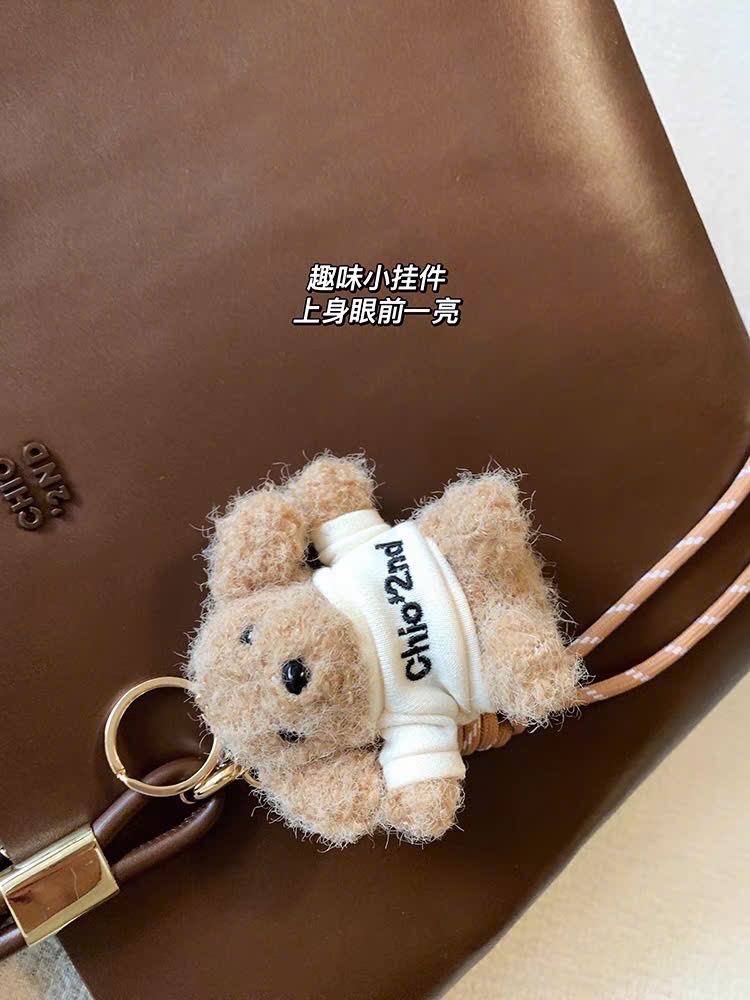TÚI TOTE CHIO’2ND BIGSIZE KÈM GẤU NÂU HS185