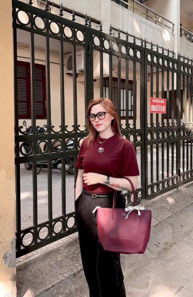 TÚI TOTE LCT CÁ SẤU ĐỎ TQXK