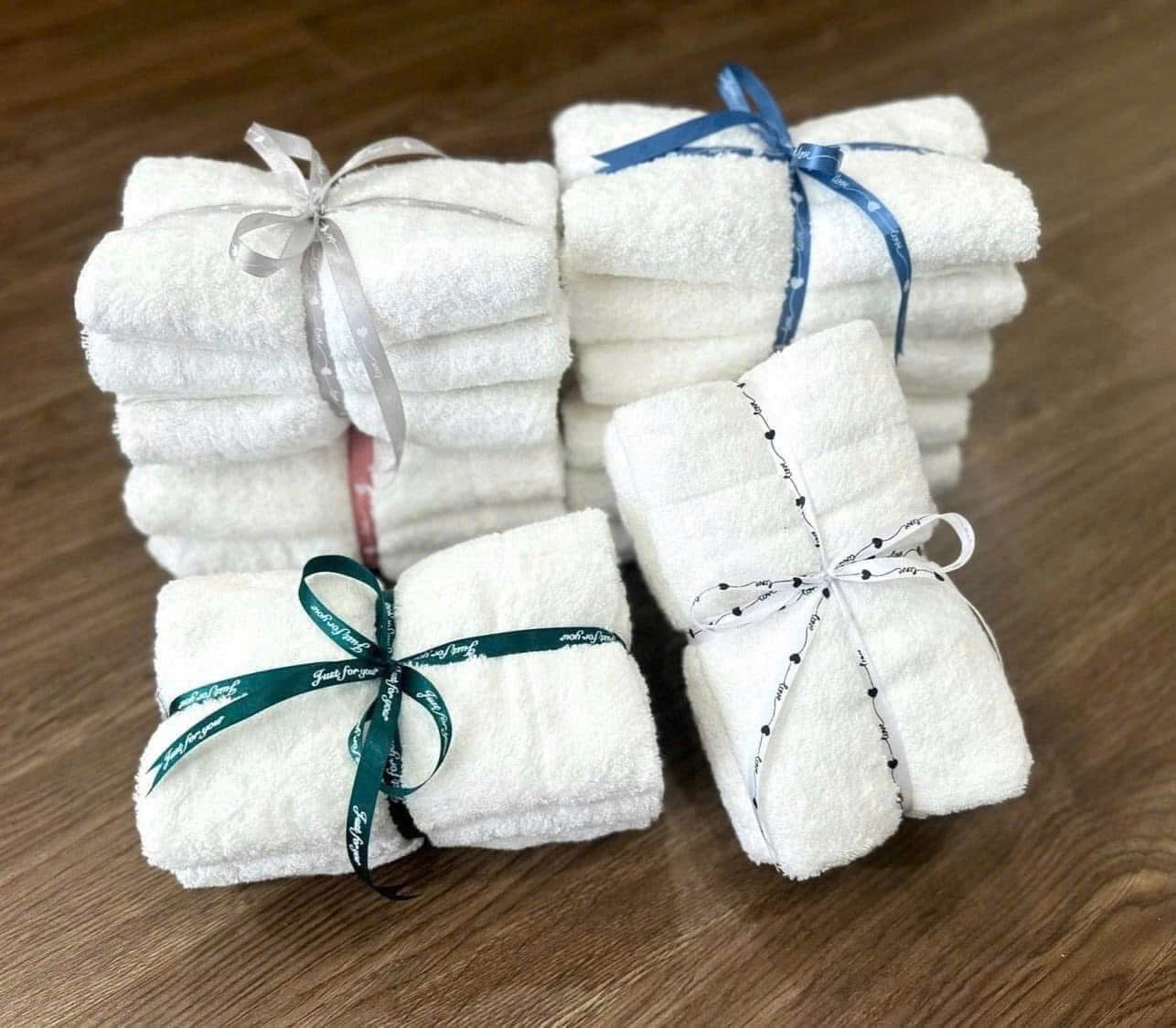 SET 3 KHĂN TẮM XUẤT DƯ NB MÀU TRẮNG