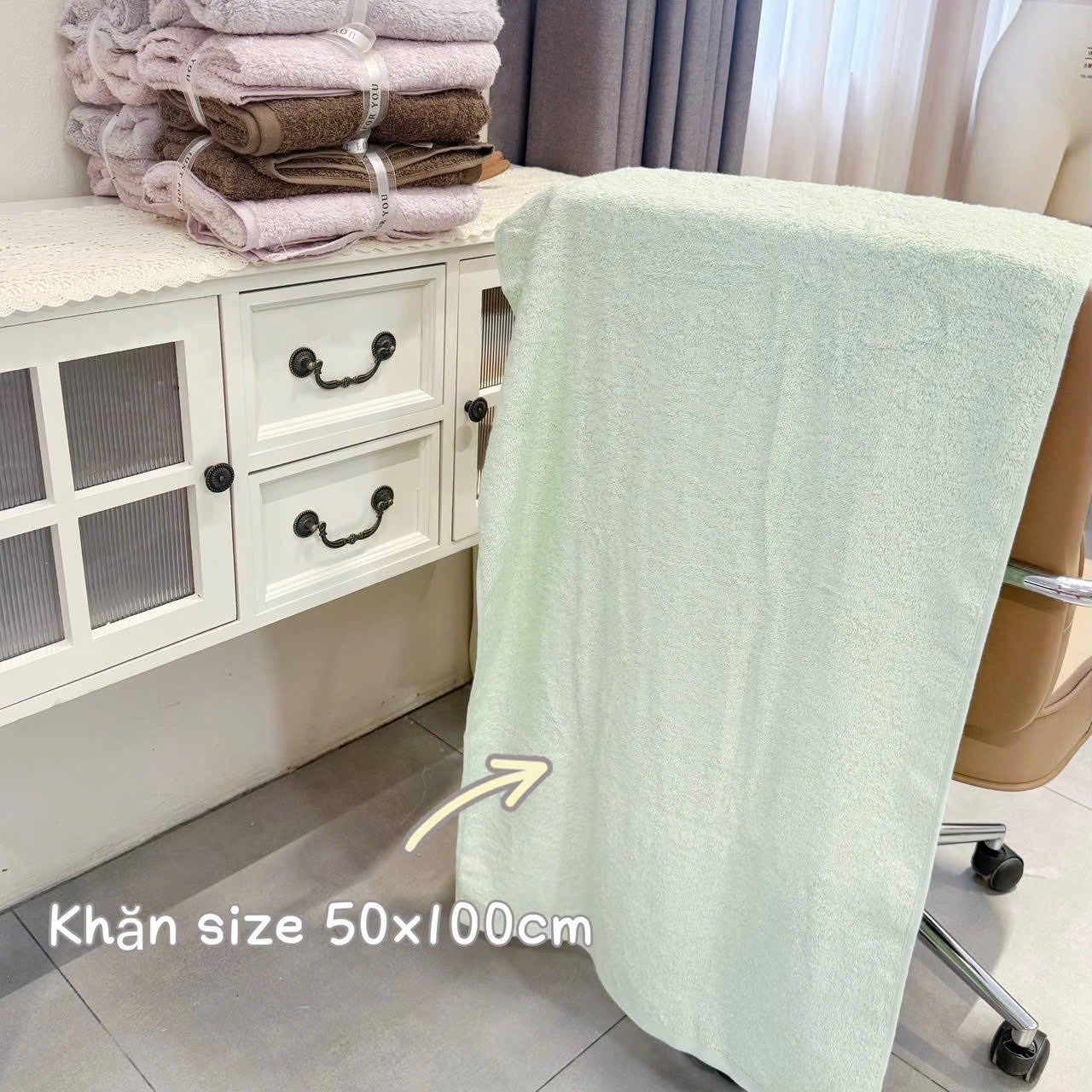 SET 2 KHĂN TẮM ĐA NĂNG SZ LỚN 50x100