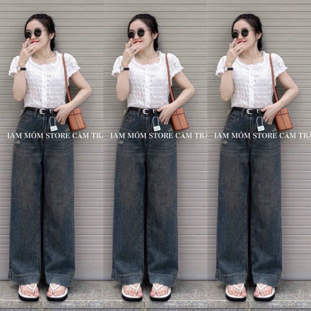 QUẦN JEAN SUÔNG RÊU GẤU TO CT31 - M6474