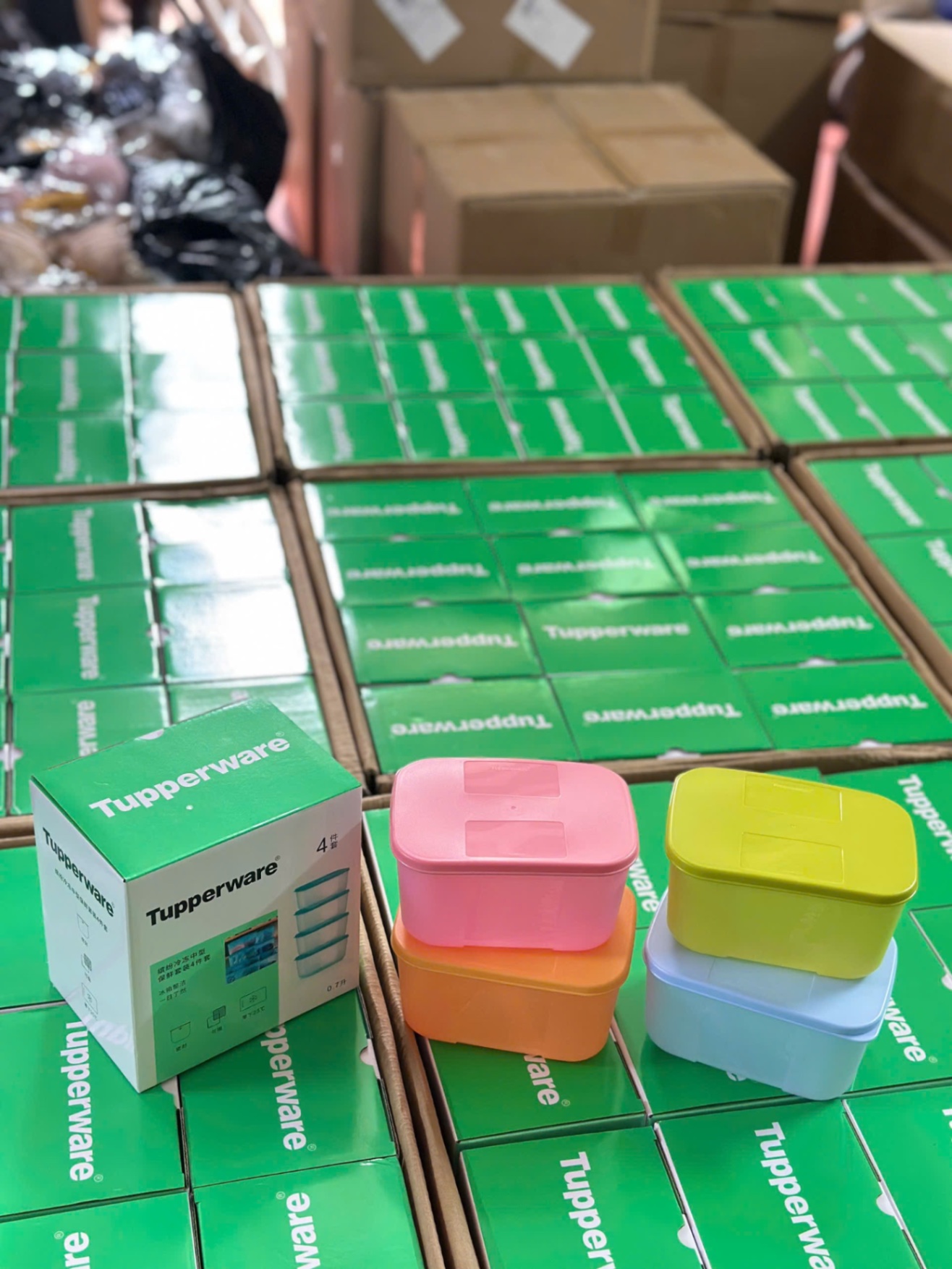 SET 4 HỘP TUP FULL BOX XANH LÁ
