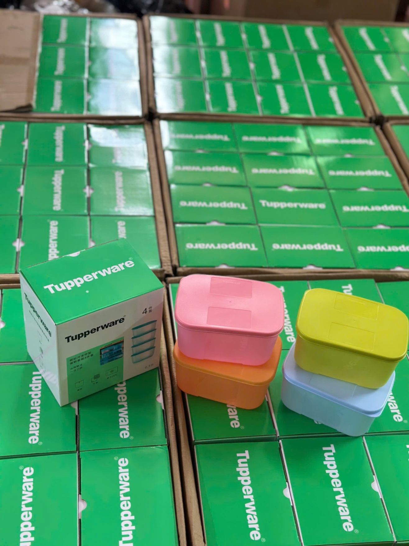 SET 4 HỘP TUP FULL BOX XANH LÁ