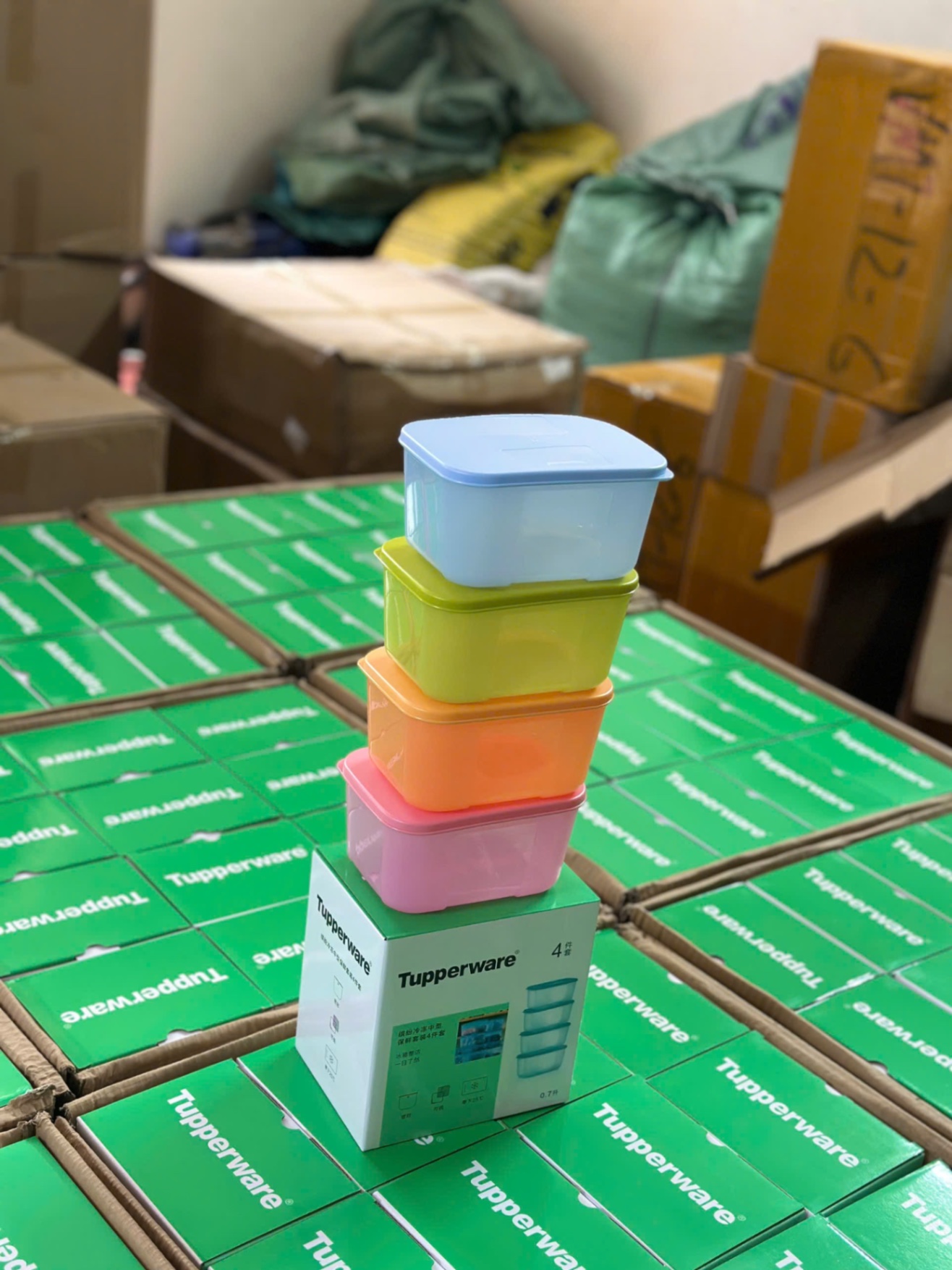 SET 4 HỘP TUP FULL BOX XANH LÁ