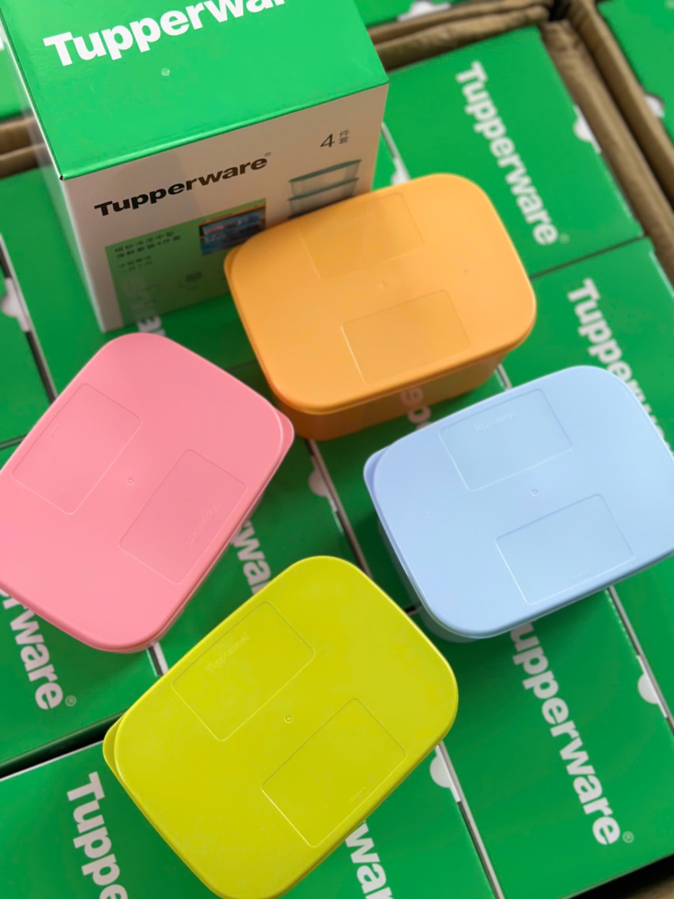 SET 4 HỘP TUP FULL BOX XANH LÁ
