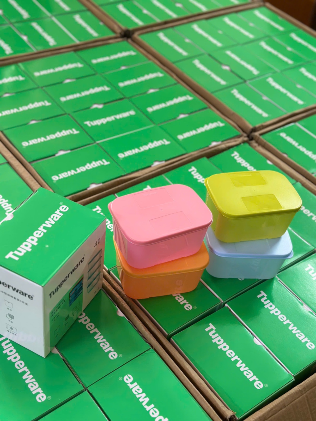 SET 4 HỘP TUP FULL BOX XANH LÁ