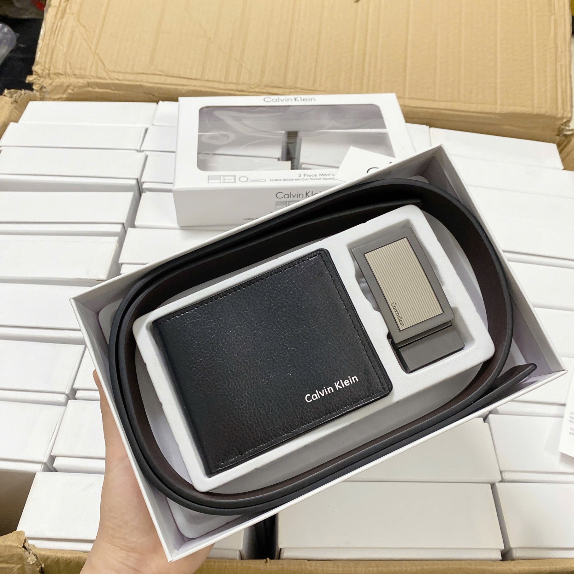 M2909 - SÉT VÍ THẮT LƯNG CK NAM FULLBOX