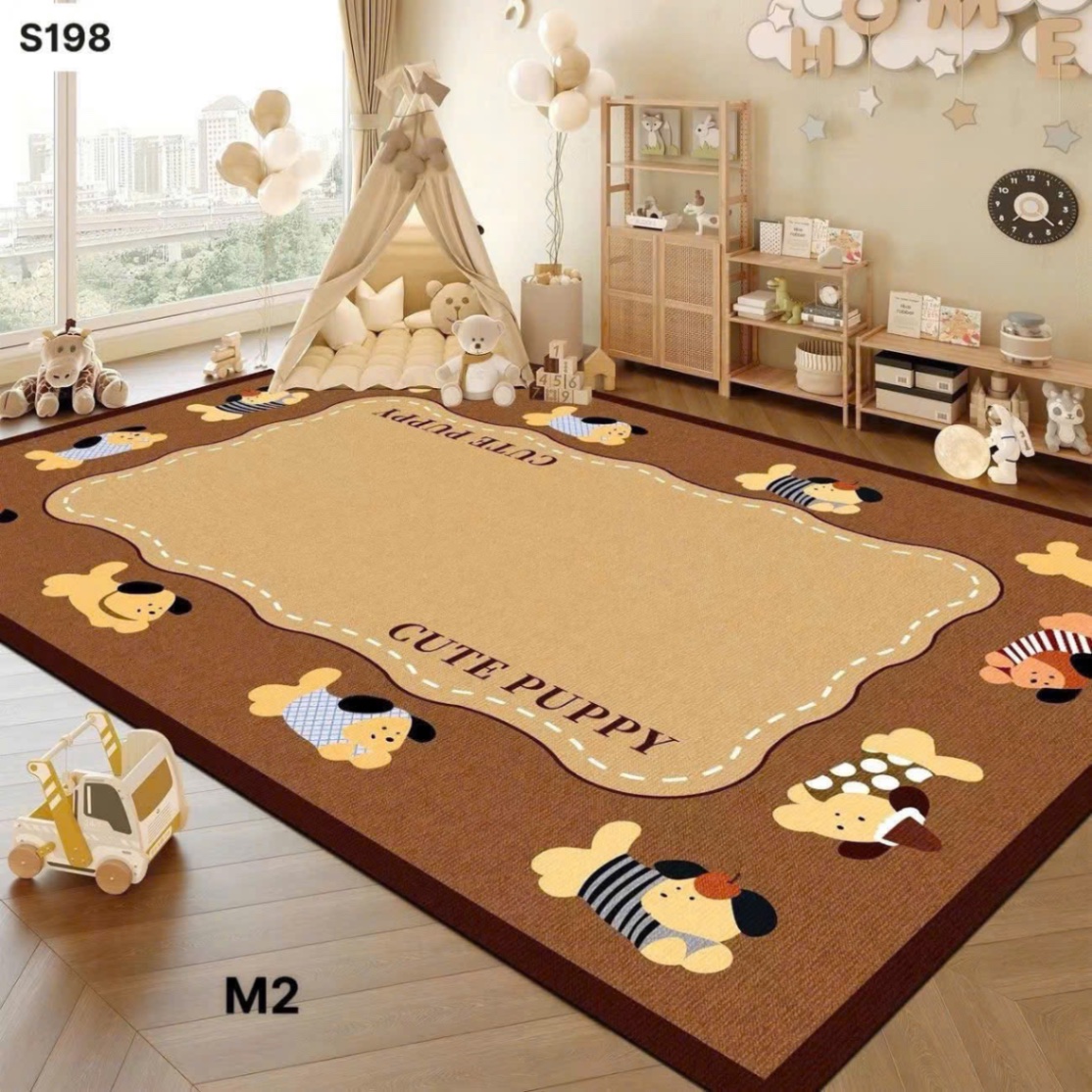 THẢM DECOR PHÒNG SZ M8x2M - random mau