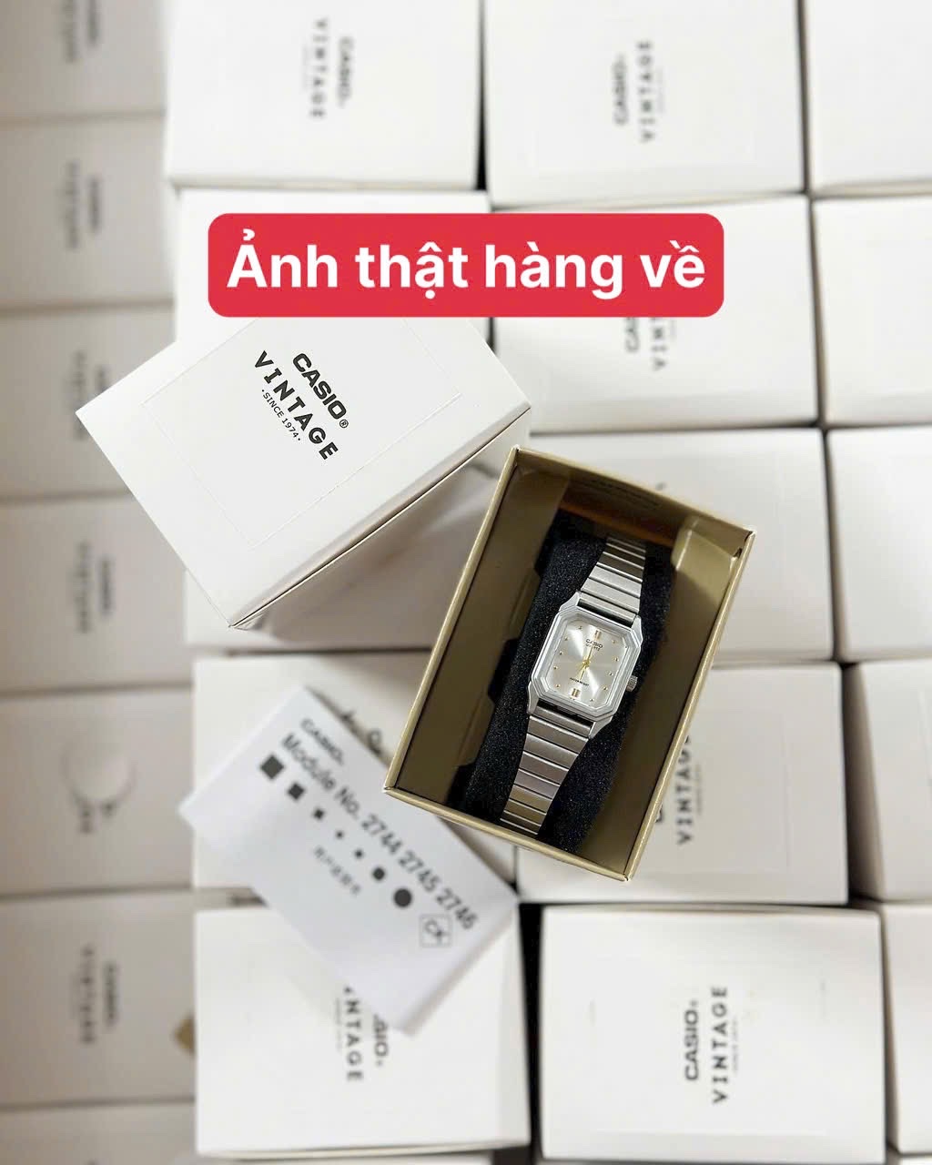 M2746 - ĐỒNG HỒ CASIO QUARTZ BẠC