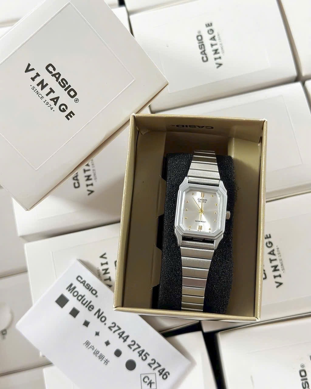 M2746 - ĐỒNG HỒ CASIO QUARTZ BẠC