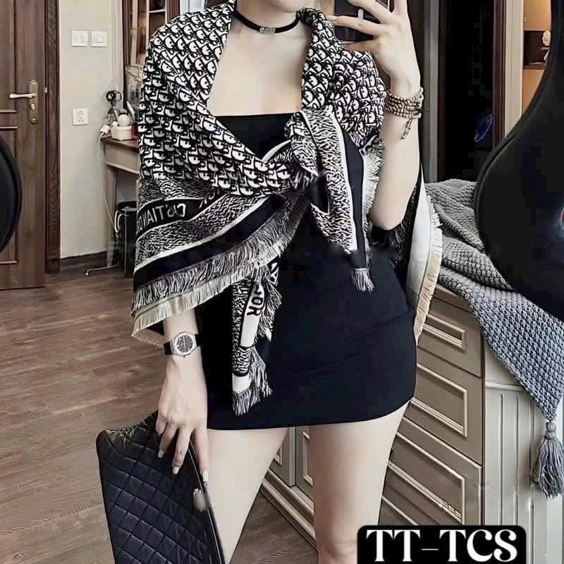 KHĂN DẠ LEN DIO VUÔNG QCCC IN TRÀN