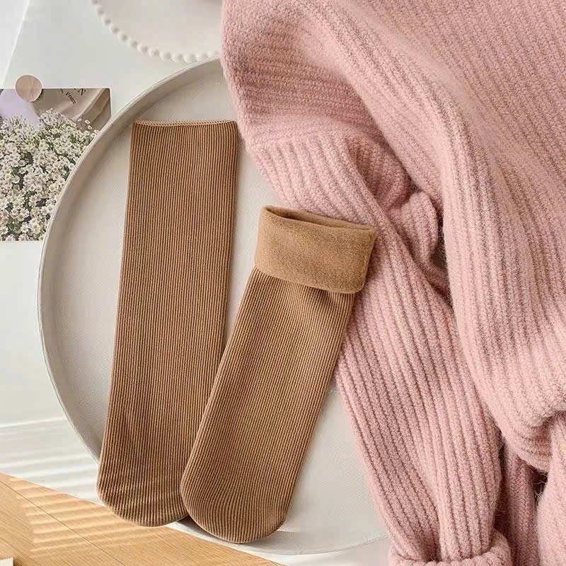 XẢ KHO SET 20 ĐÔI TẤT LÓT LÔNG SIÊU ẤM