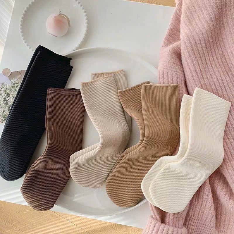 XẢ KHO SET 20 ĐÔI TẤT LÓT LÔNG SIÊU ẤM