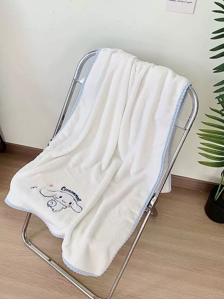 SET 2 KHĂN TẮM CINAMORO TONE XANH TRANG QC