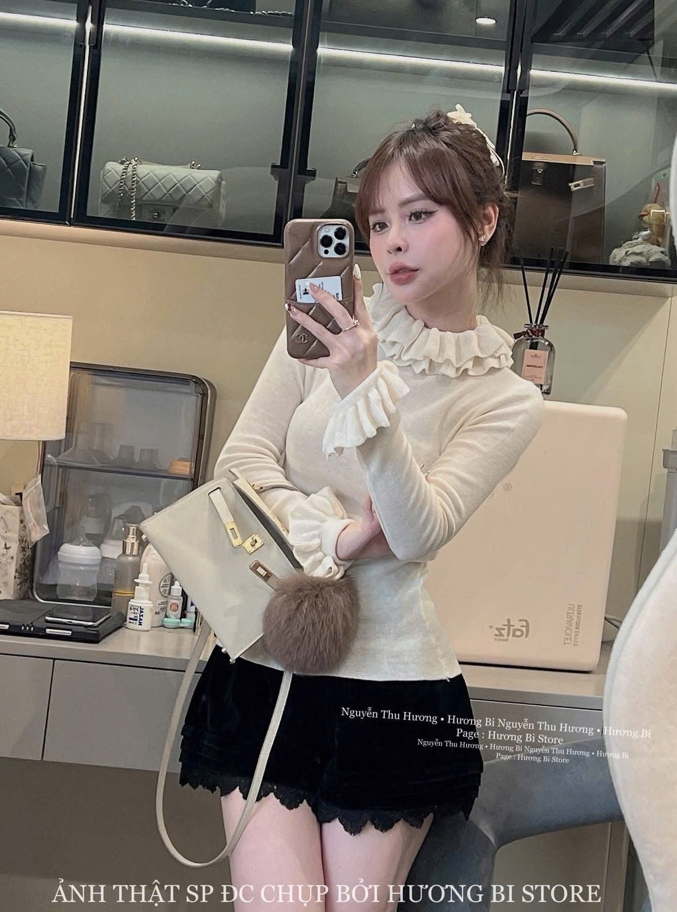 ÁO LEN CỔ TAY BÈO QC 5M