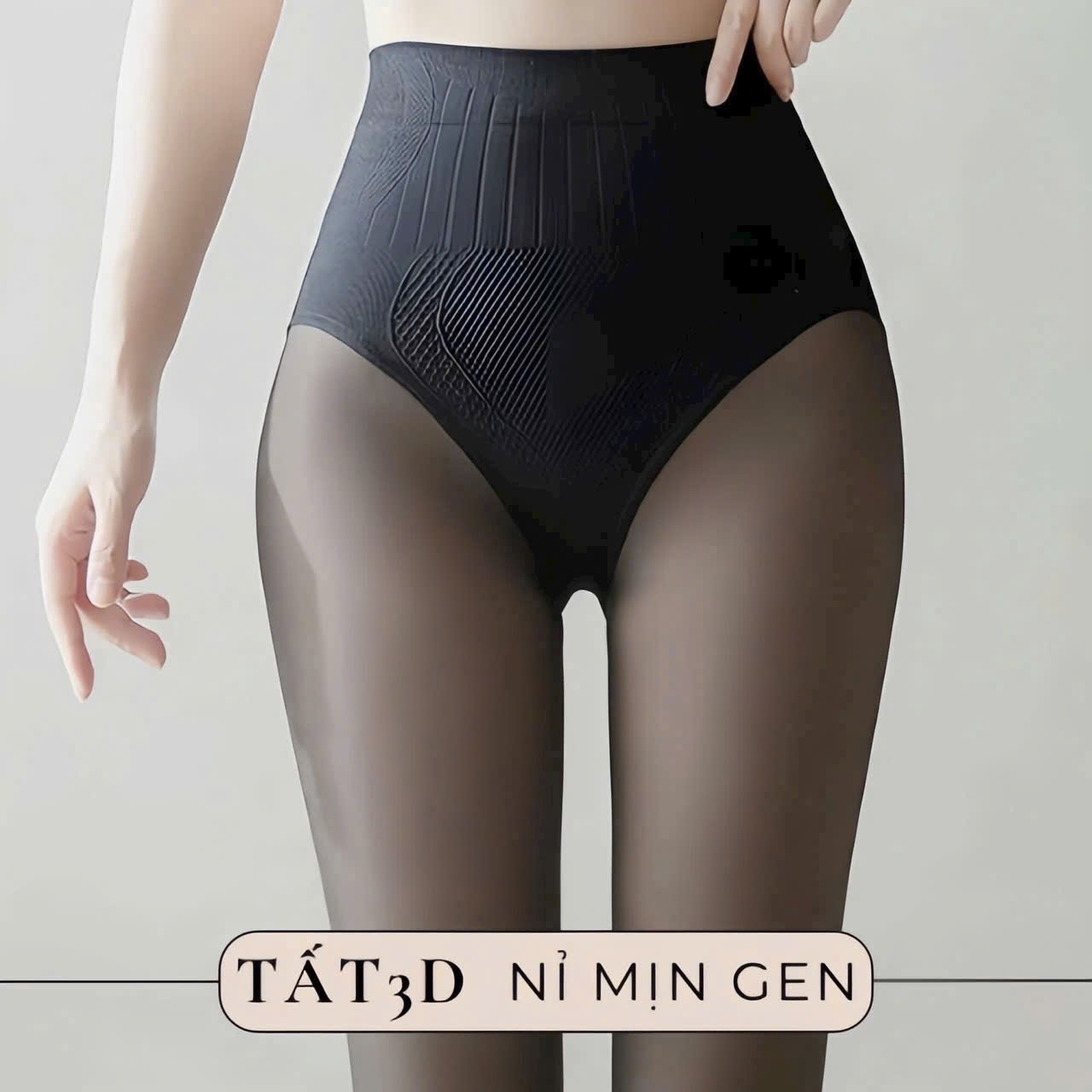 QUẦN TẤT 3D LÓT NỈ TÚI TIM