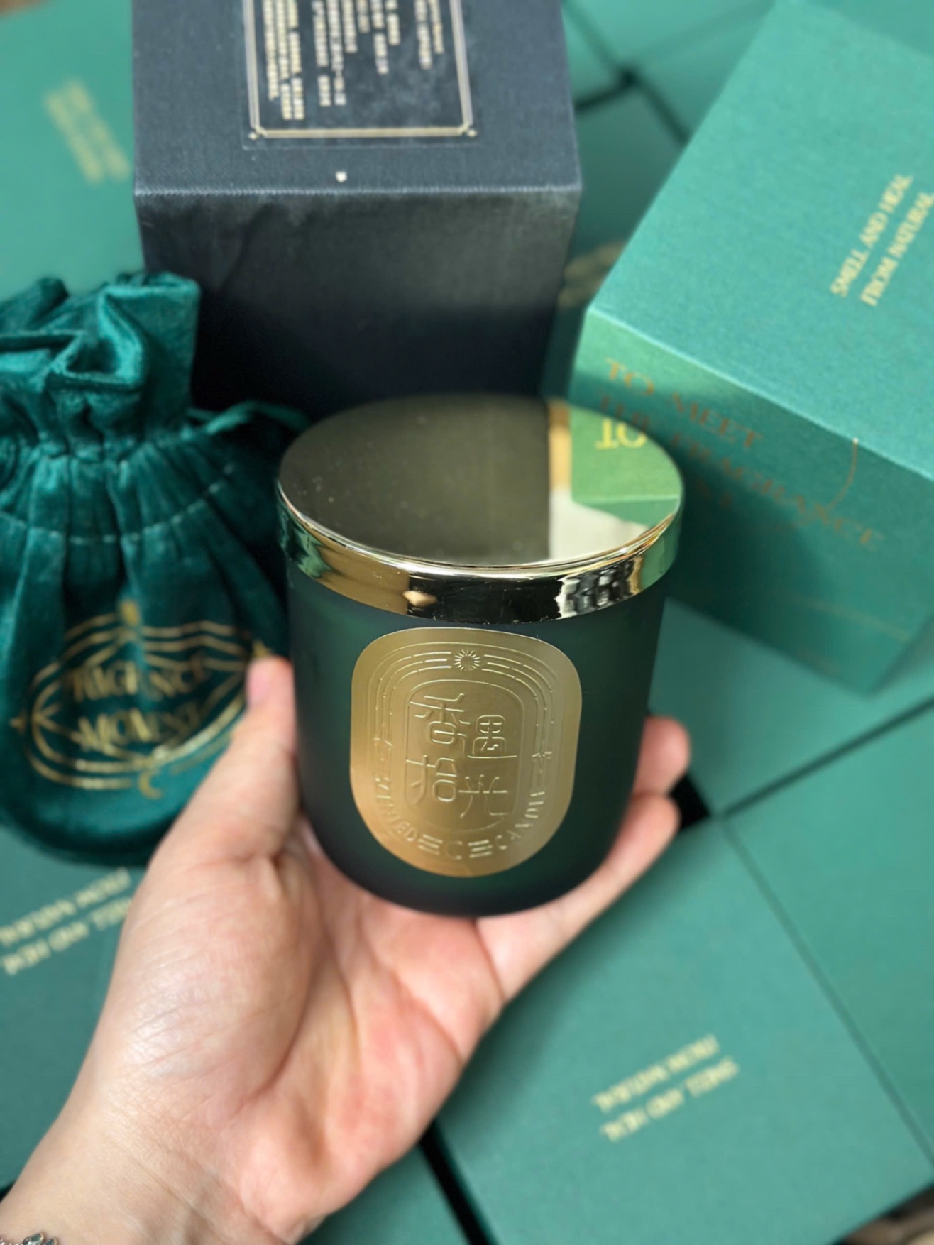 NẾN THƠM PRAGRAND HỘP XANH HÀNG XỊN