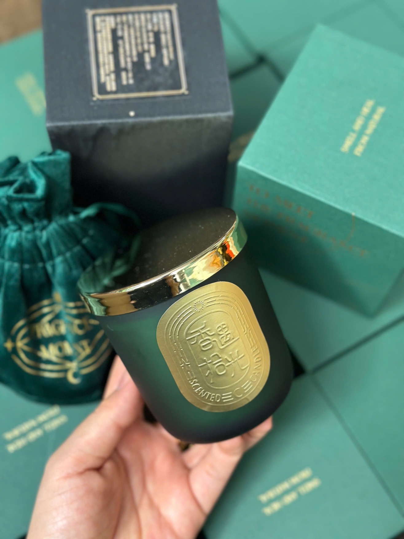 NẾN THƠM PRAGRAND HỘP XANH HÀNG XỊN