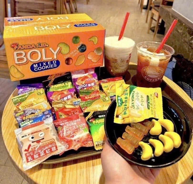 THÙNG 500G KẸO DẺO PANDA
