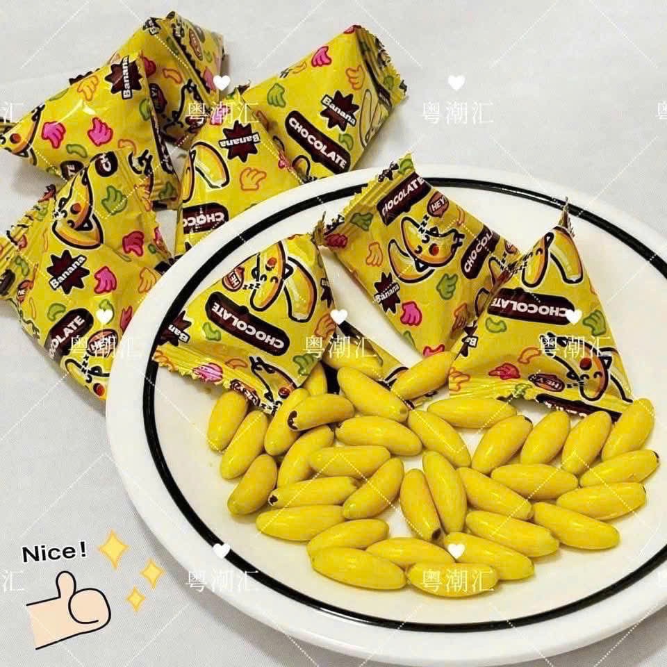 SÉT 40 GÓI KẸO BỌC SOCOLA CHUỐI