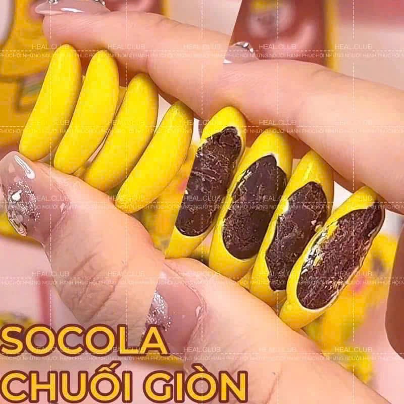 SÉT 40 GÓI KẸO BỌC SOCOLA CHUỐI