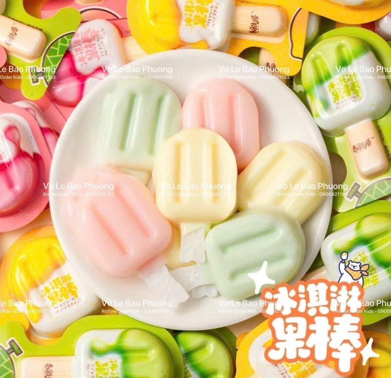 SÉT 1KG THẠCH QUE KEM CHÂN MÈO