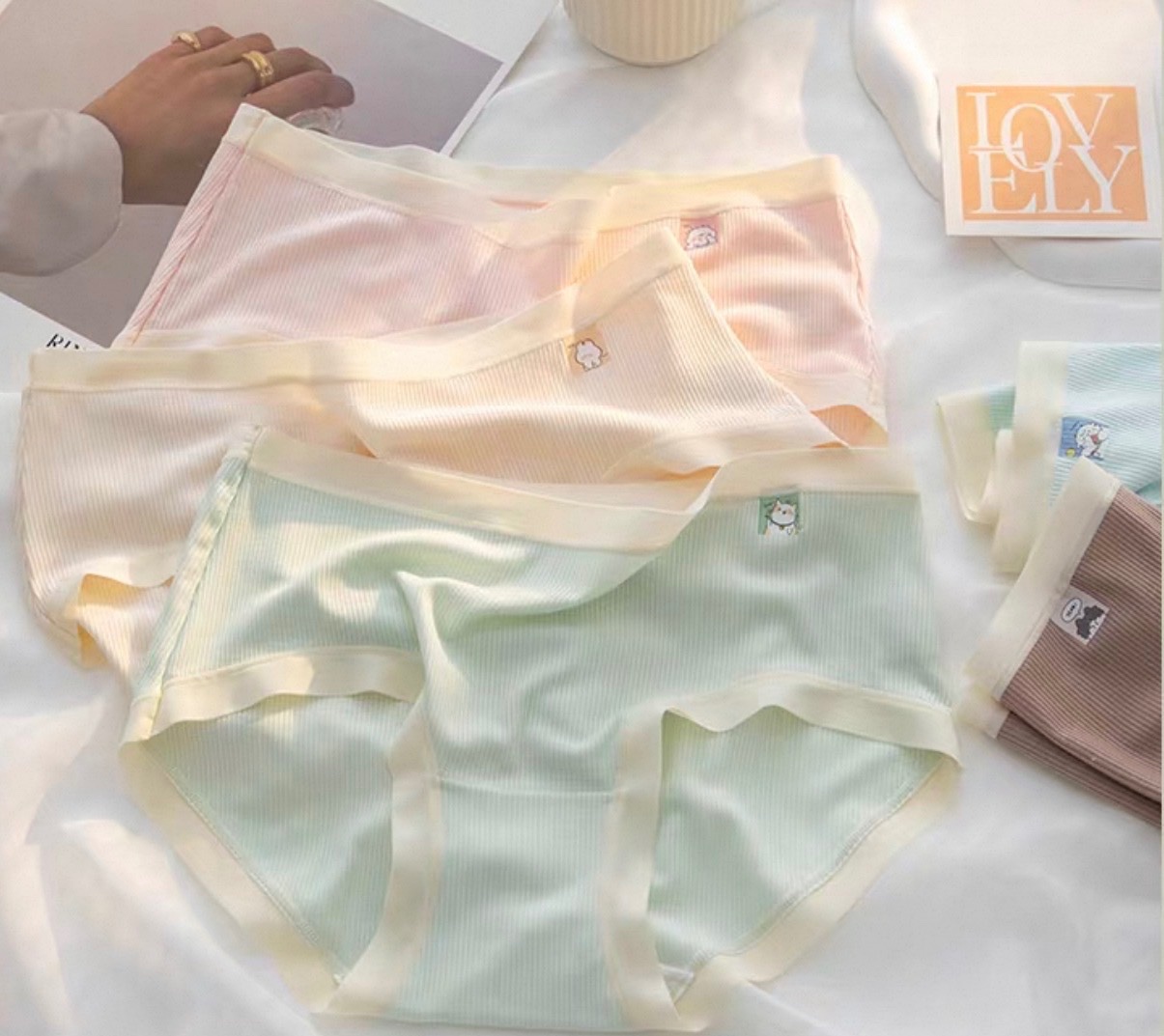 XA KHO SÉT 10 QUẦN LÓT TĂM CUTE