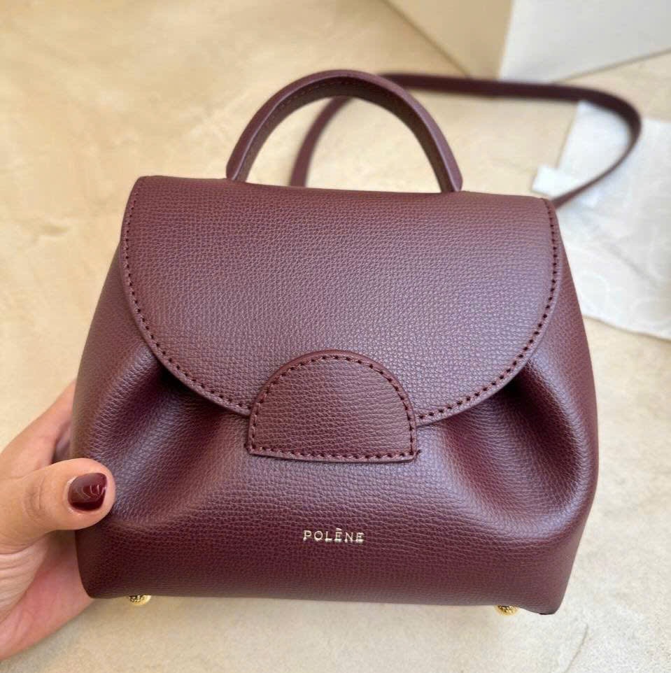 TÚI XÁCH POLENE BURGUNDY XUẤT XỊN