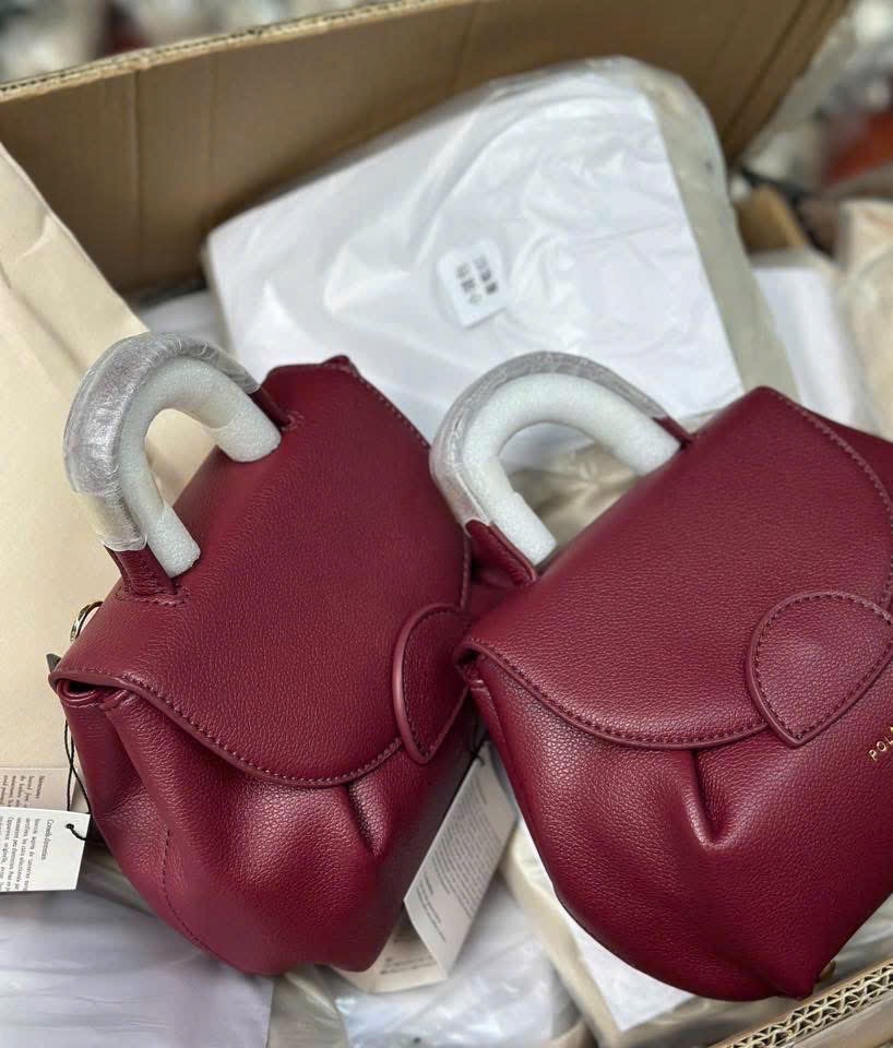 TÚI XÁCH POLENE BURGUNDY XUẤT XỊN