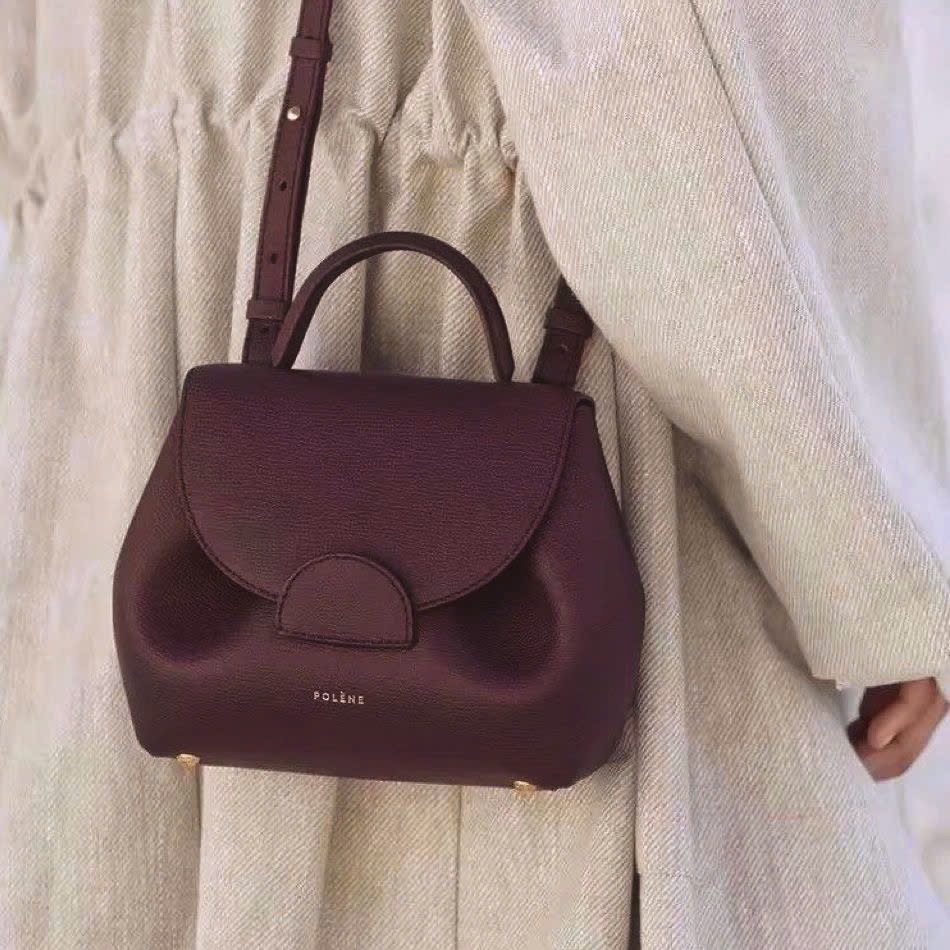 TÚI XÁCH POLENE BURGUNDY XUẤT XỊN