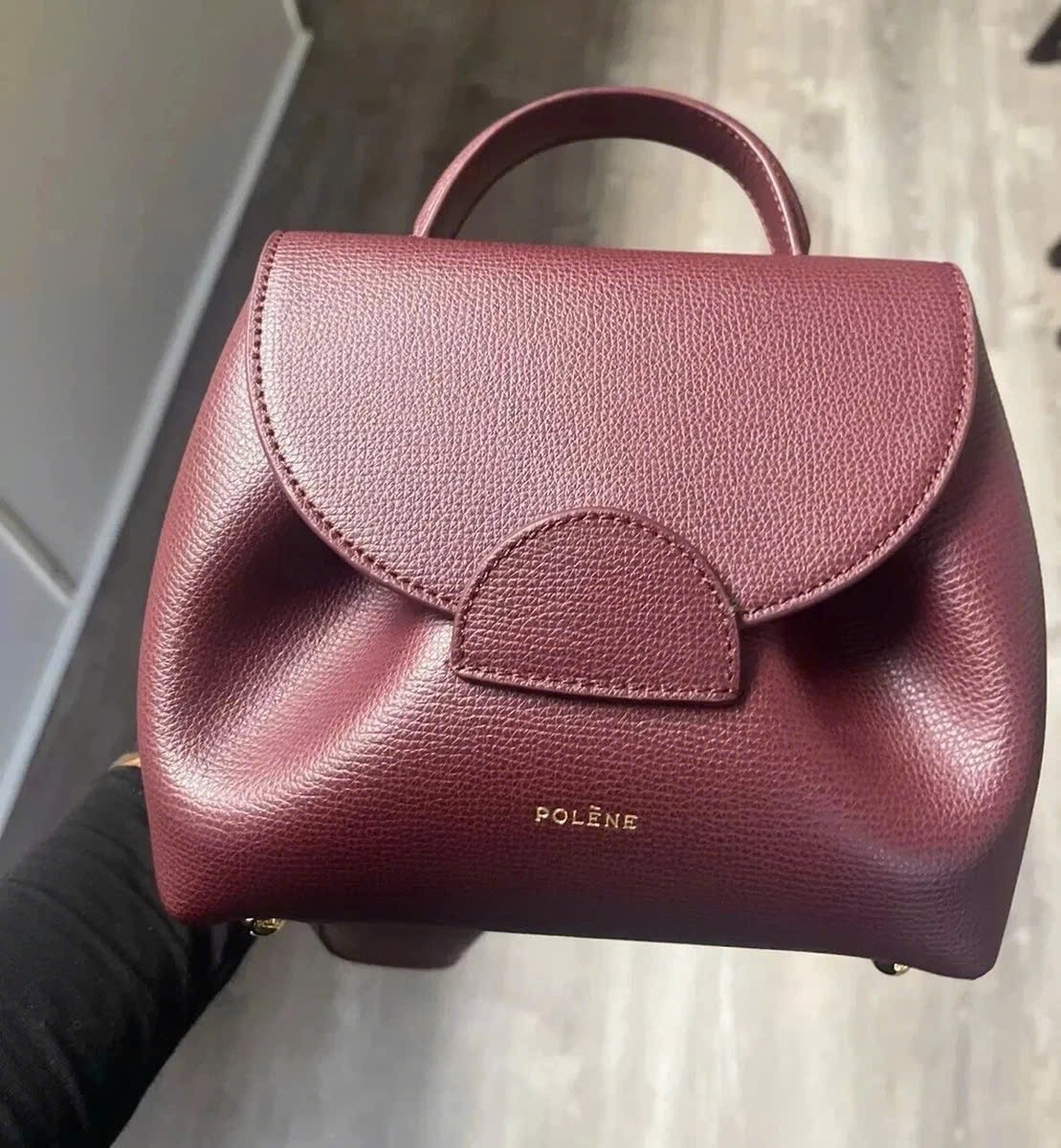 TÚI XÁCH POLENE BURGUNDY XUẤT XỊN
