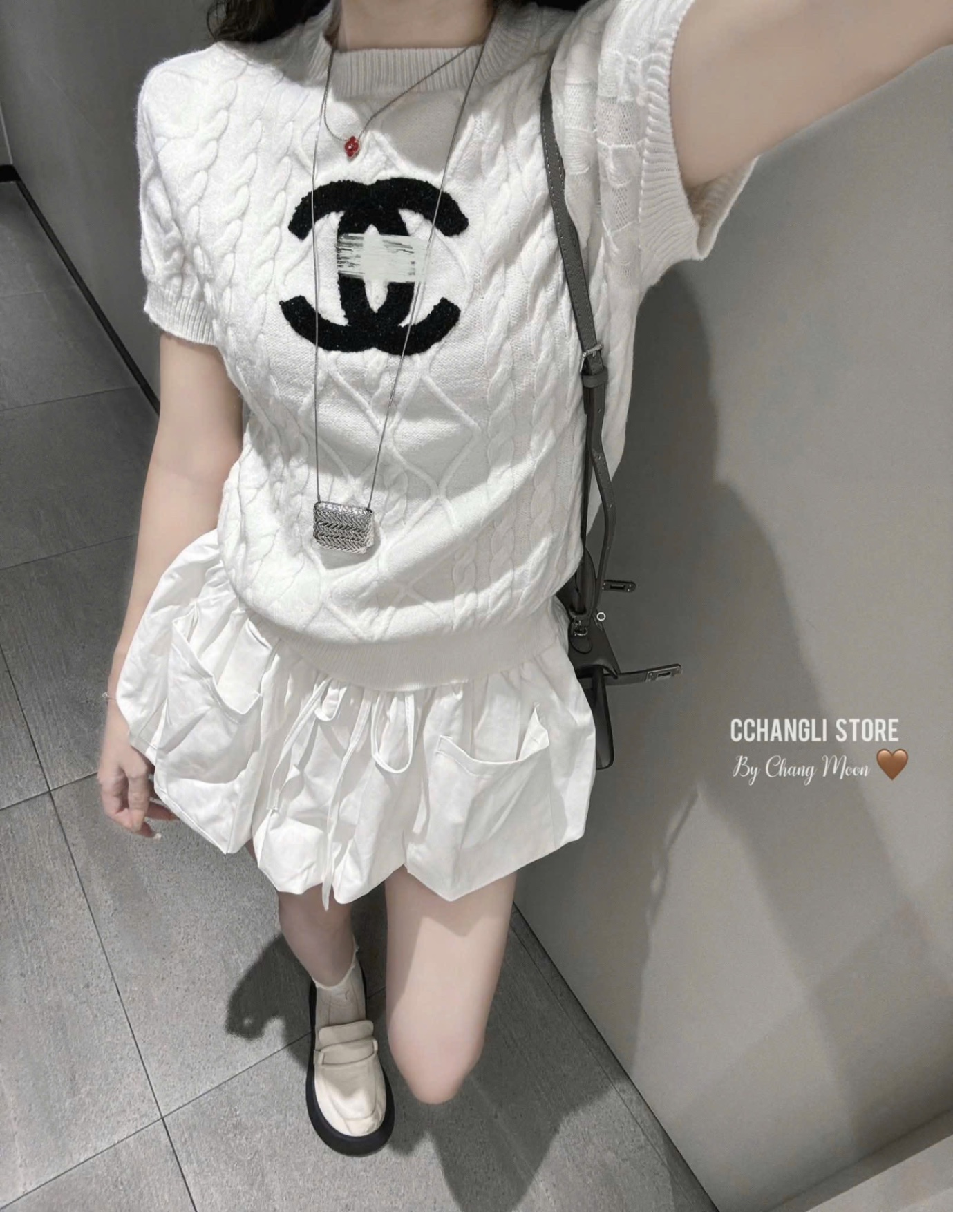 ÁO LEN TRẮNG CỘC CHỮ XÙ CLN QC