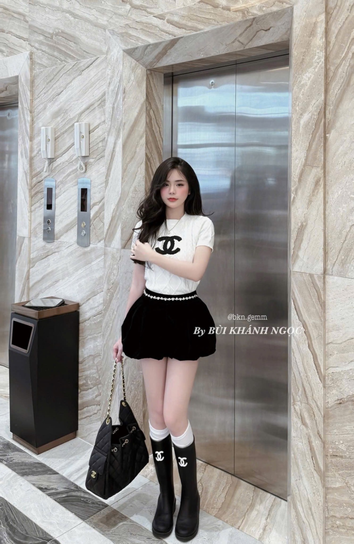 ÁO LEN TRẮNG CỘC CHỮ XÙ CLN QC
