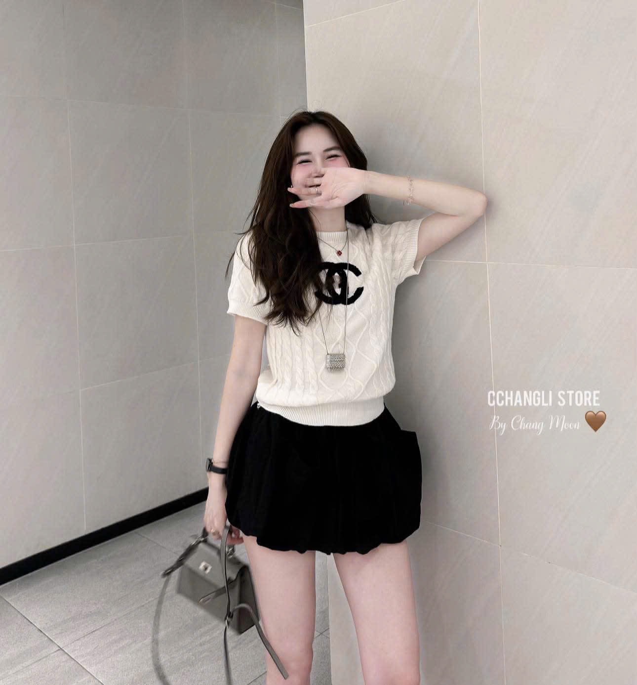 ÁO LEN TRẮNG CỘC CHỮ XÙ CLN QC