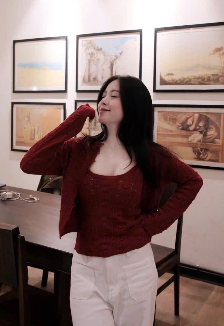 SÉT ÁO LEN REN WGWE MÀU ĐỎ QCCC