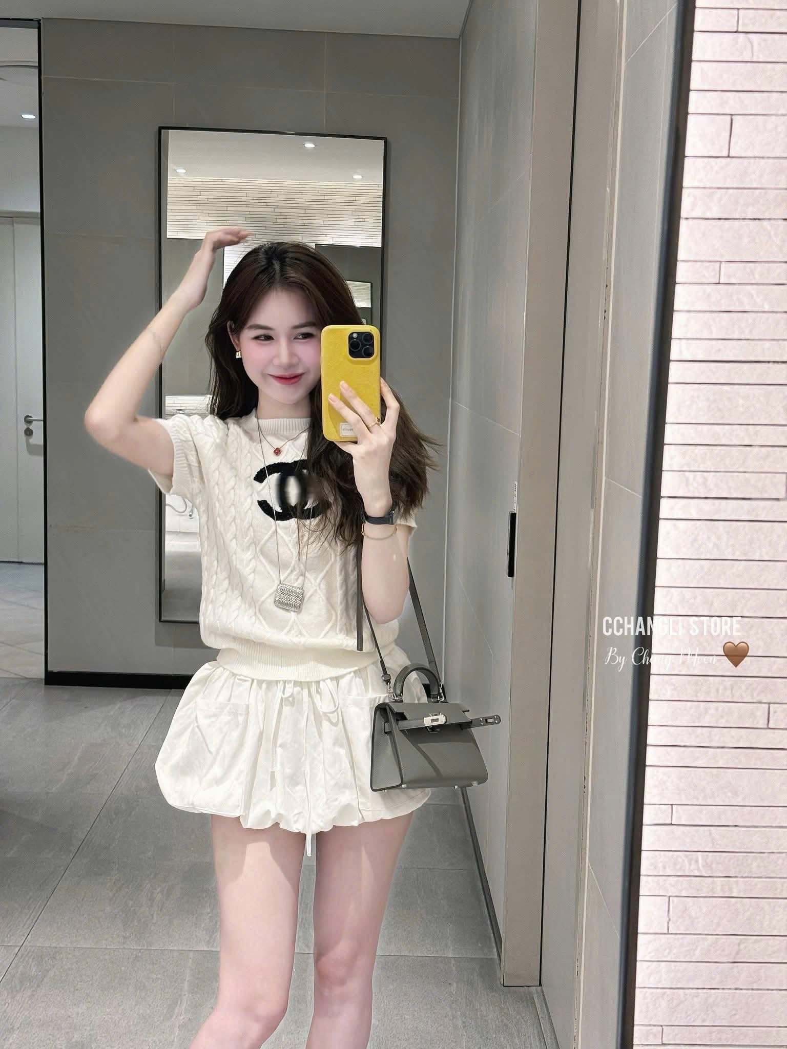 ÁO LEN TRẮNG CỘC CHỮ XÙ CLN QC